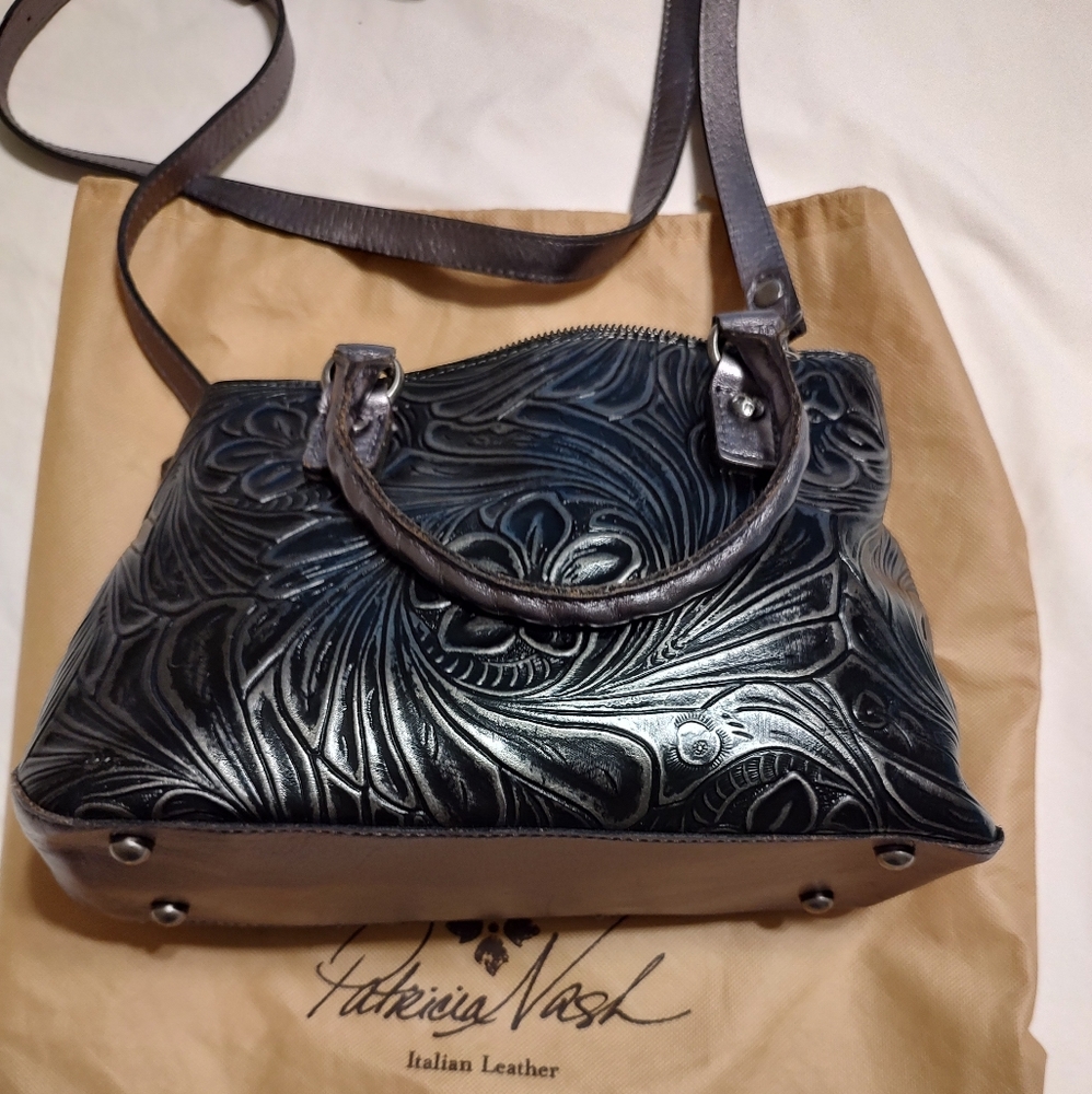 Patricia Nash Angela Stachel -Metallic Tobacco Fields (Rare) Like New Condition